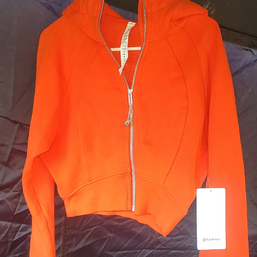 lululemon athletica Orange Hoodie